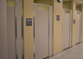 YMCA Shawnessy - Family Change Room Scranton Product Hiny Hiders HDPE Full Height Full Privacy