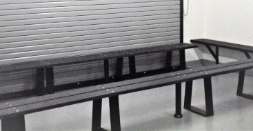 Solid Plastic HDPE Benches 1